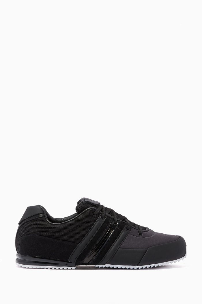 

Sprint Sneakers in Neoprene & Leather, Black