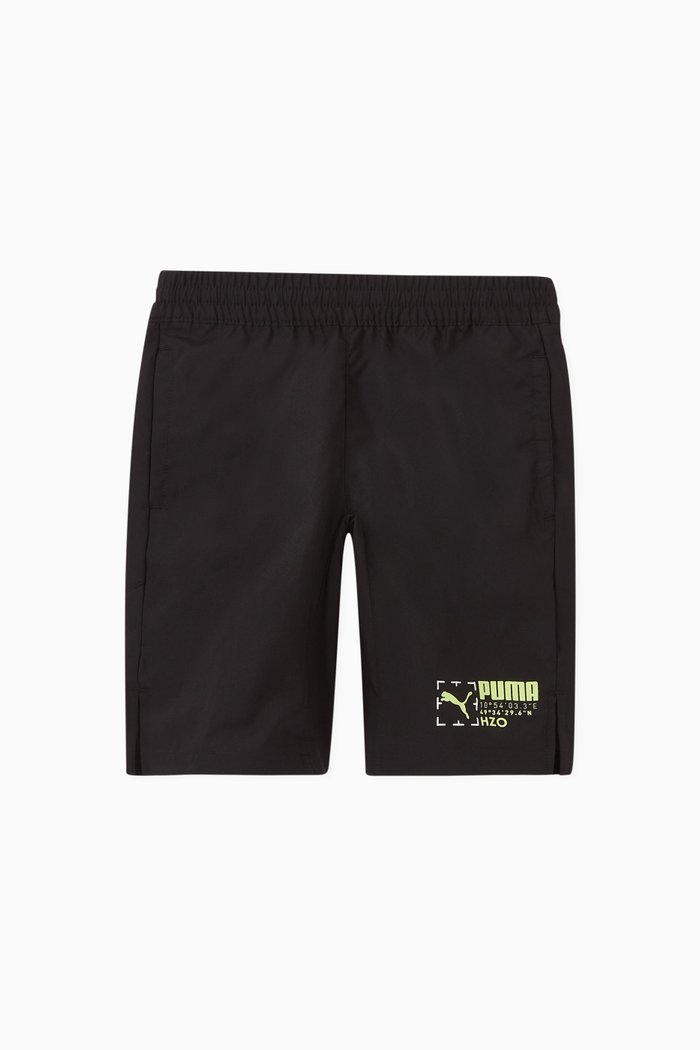 

Logo Print Shorts, Black