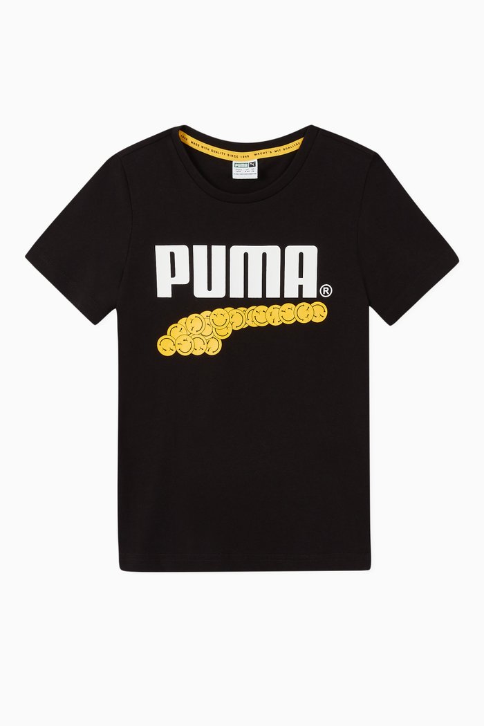 

Club Graphic Logo Jersey T-shirt, Black