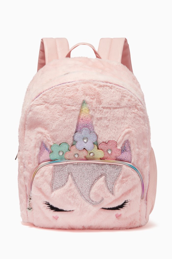 

Flower Crown Unicorn School Backpack, Pink