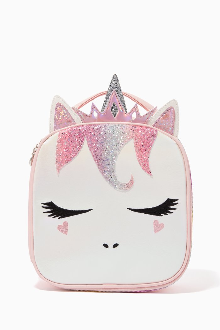 

Miss Gwen Glitter Unicorn Lunch Bag, Pink