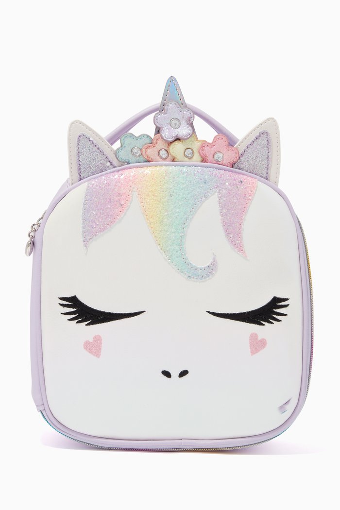 

Flower Crown Unicorn Lunch Bag, Purple