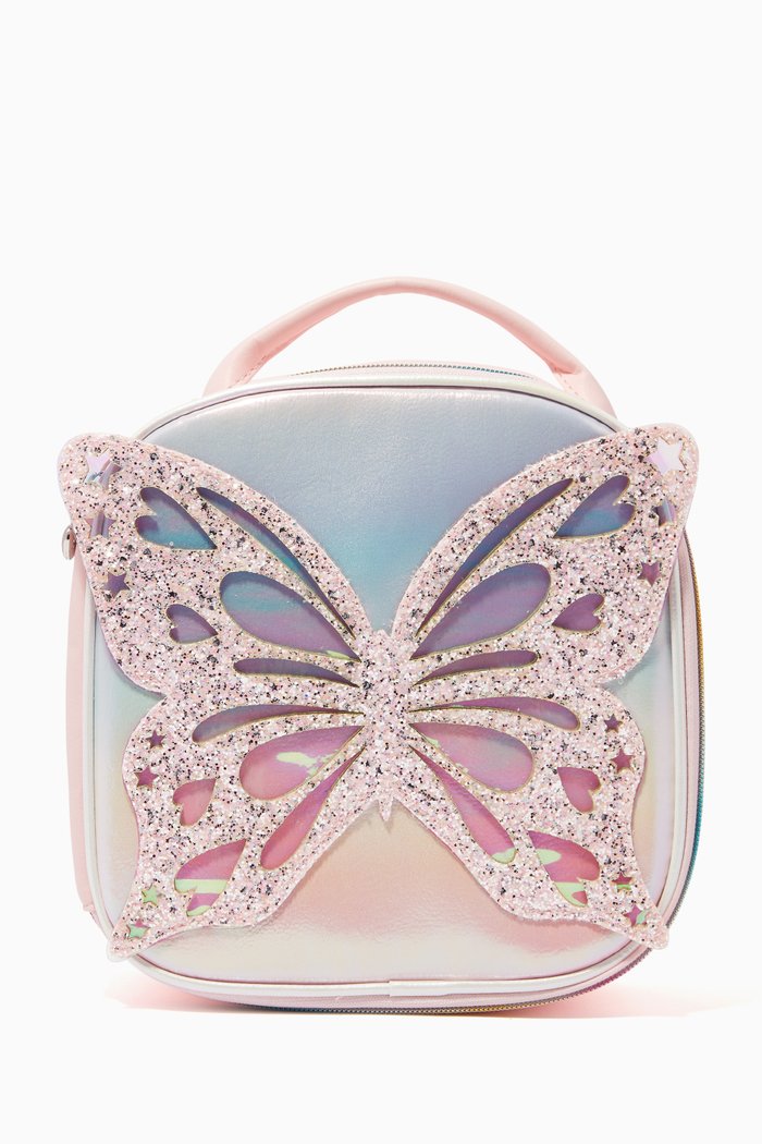 

B-Fly Shimmery Lunch Bag, Pink