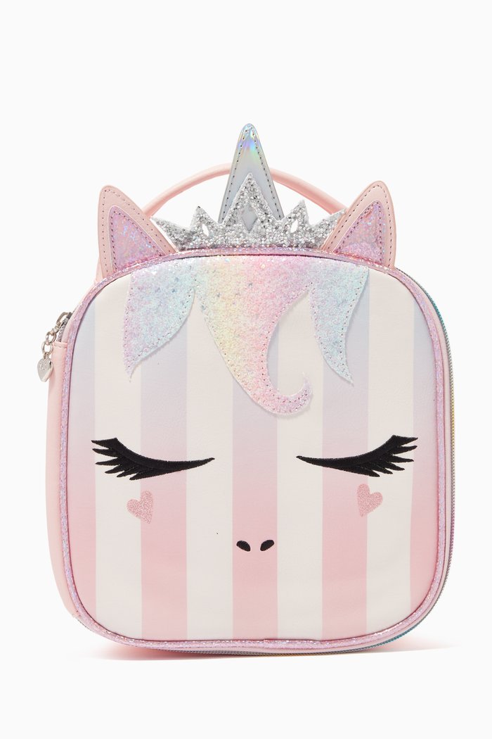 

Queen Miss Gwen Stripe Lunch Bag, Pink