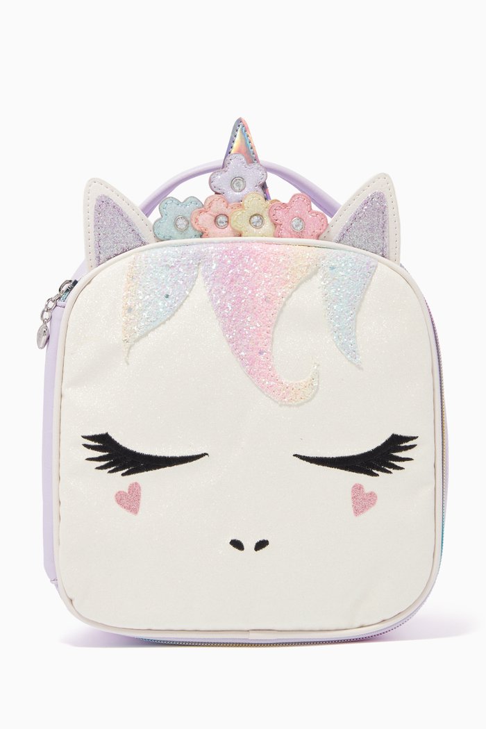 

Flower Crown Unicorn Lunch Bag, Purple