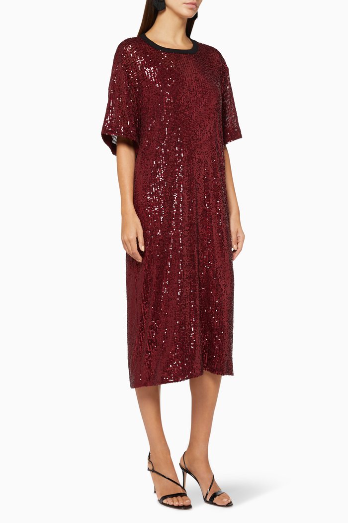 

Soline Sequin Dress, Red