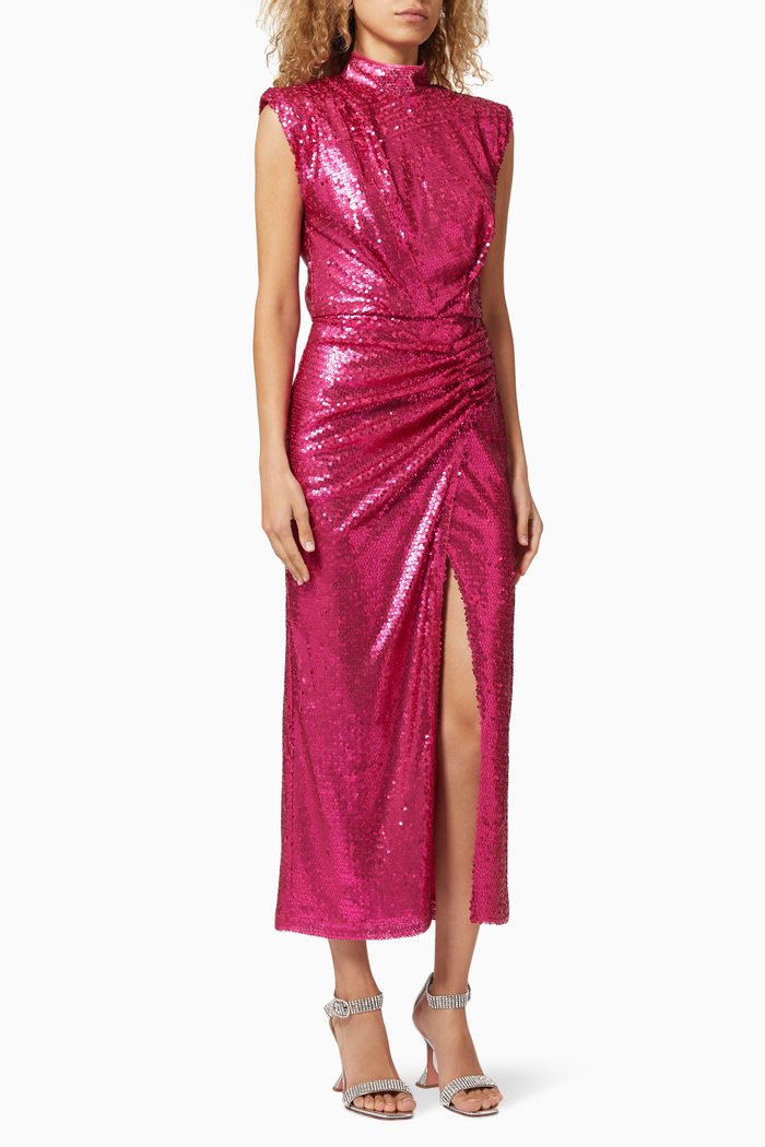

Rhea Sequin Dress, Pink