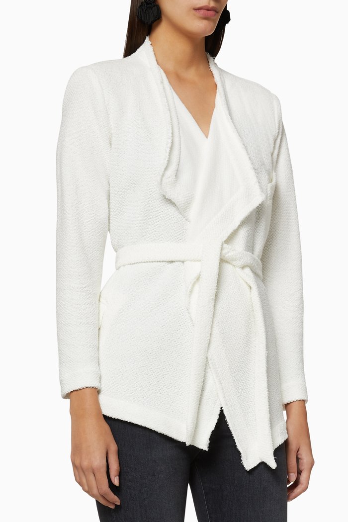 

Summy Belted Jacket, White