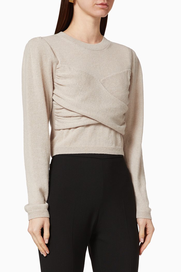 

Tuny Crossover Sweater, Neutral