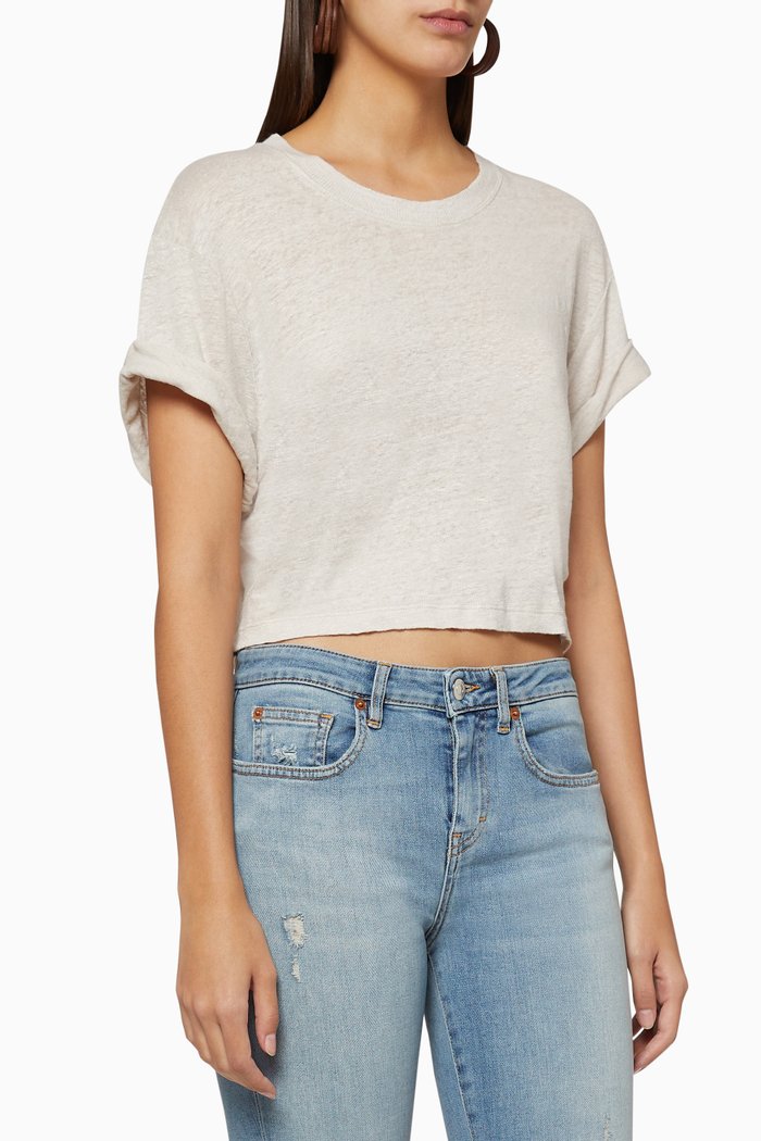

Kimba Linen T-Shirt, Grey