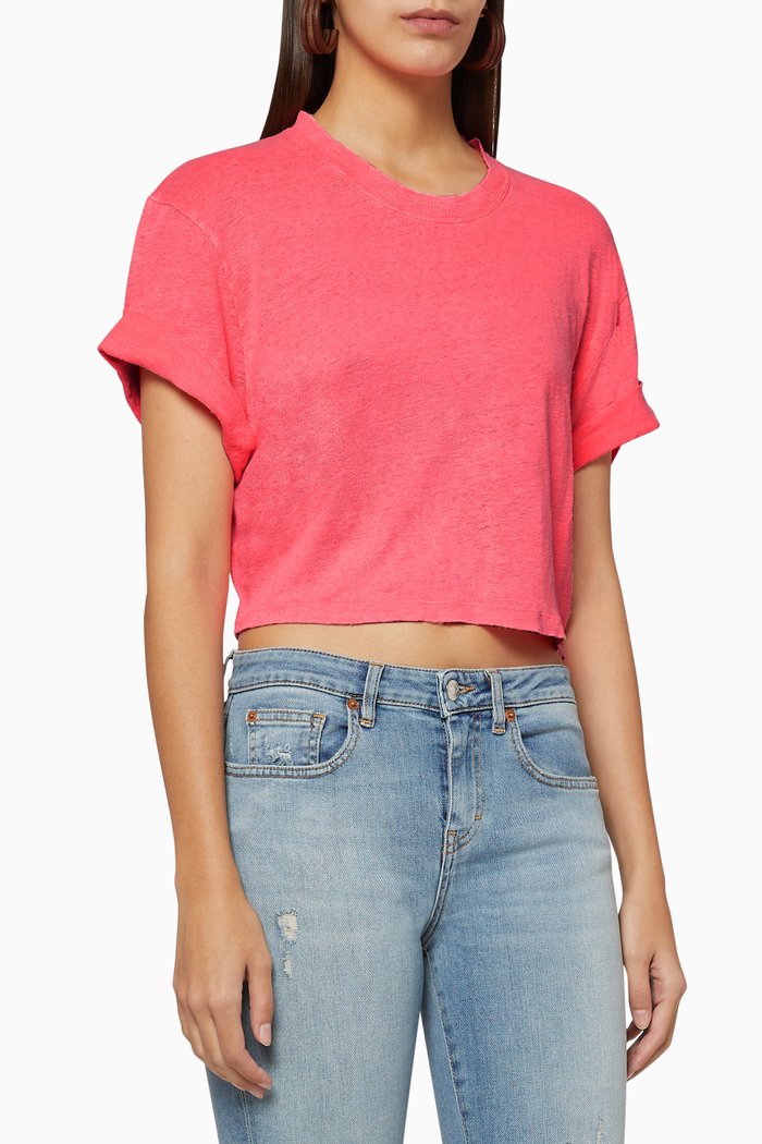

Kimba Linen T-Shirt, Pink