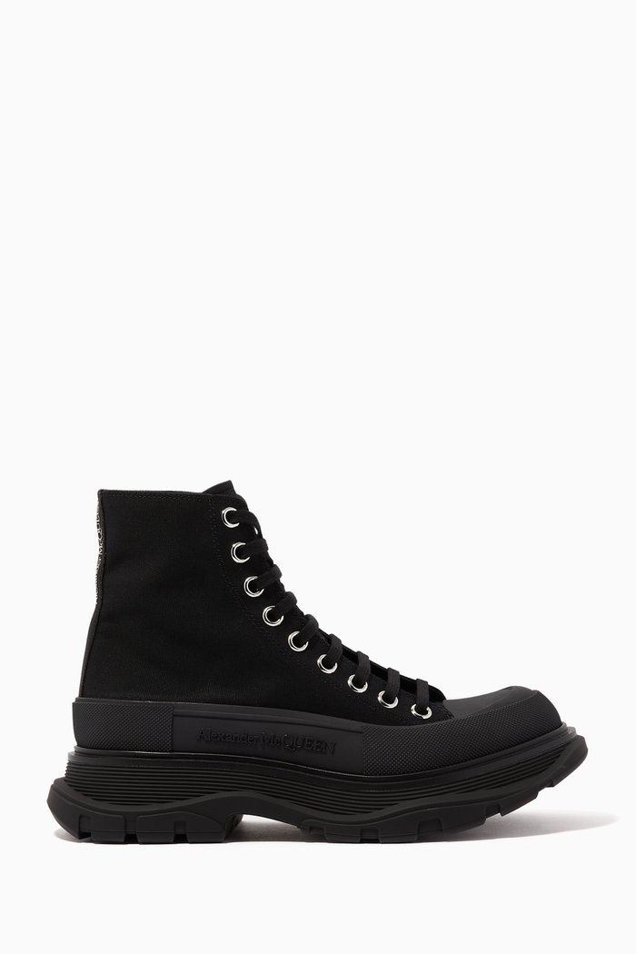 

Tread Slick Boots in Canvas, Black