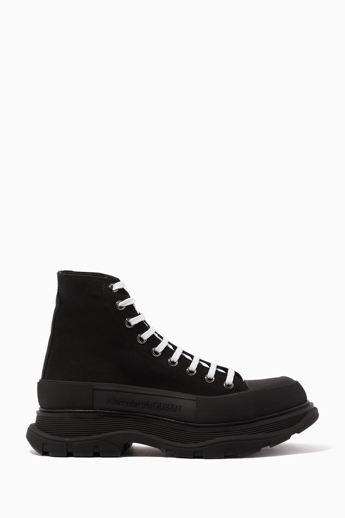 

Tread Slick Boots in Canvas, Black