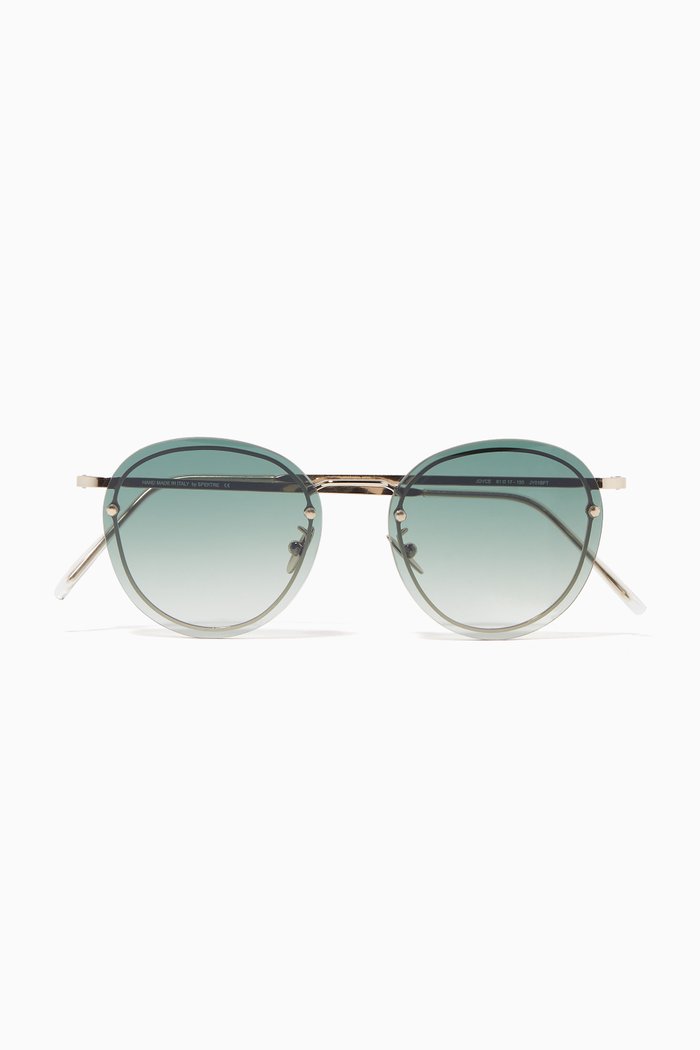 

Joyce Steel Sunglasses, Green