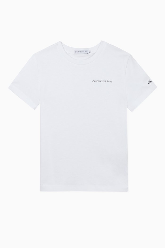 

Logo Organic Cotton T-Shirt, White