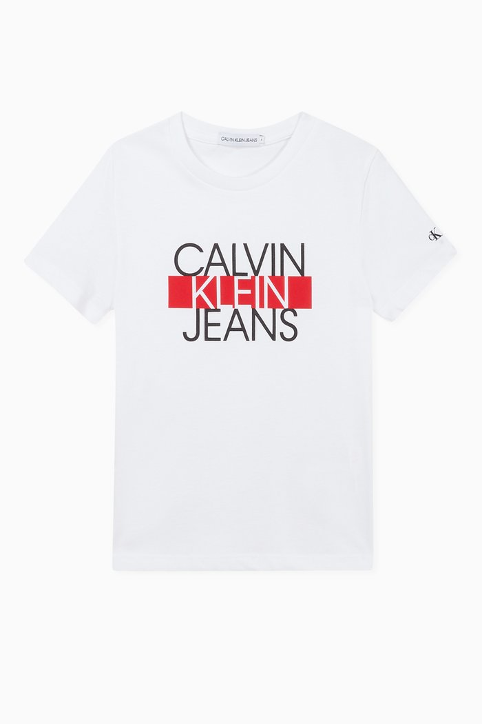 

Logo Organic Cotton T-Shirt, White