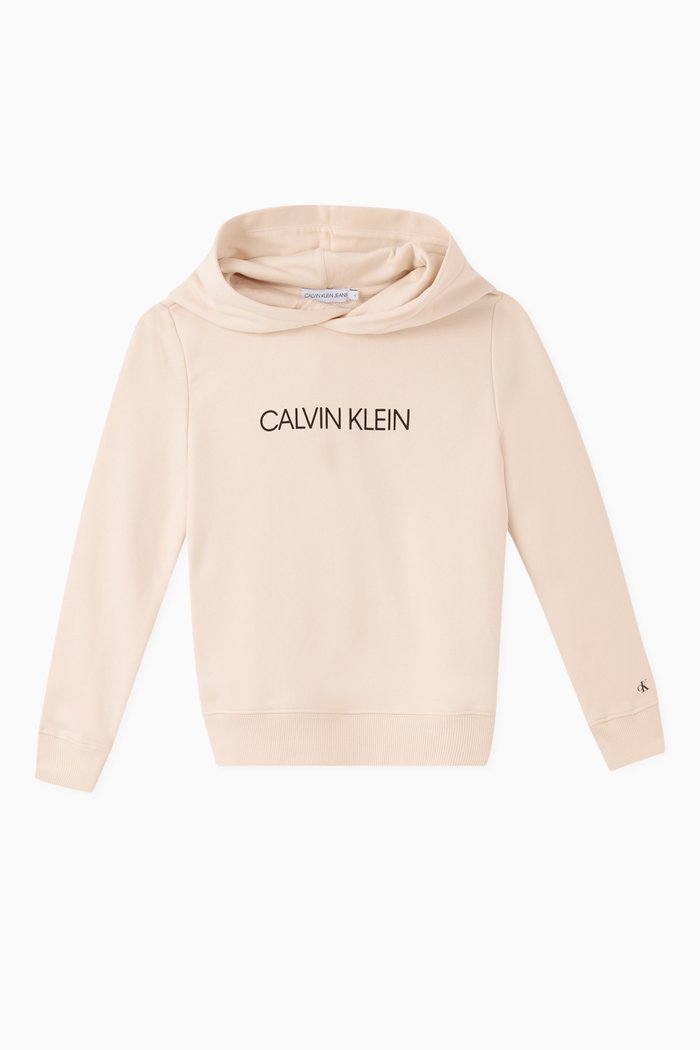 

Logo Organic Cotton Hoodie, Pink