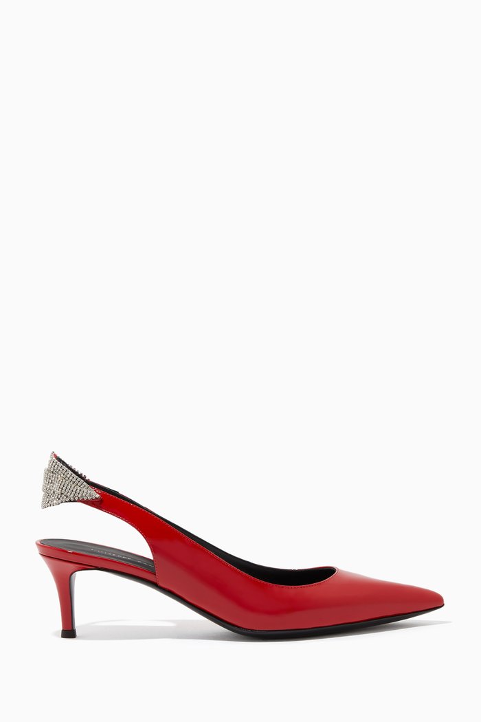 

Susie 50 Pumps in Patent Leather, Red