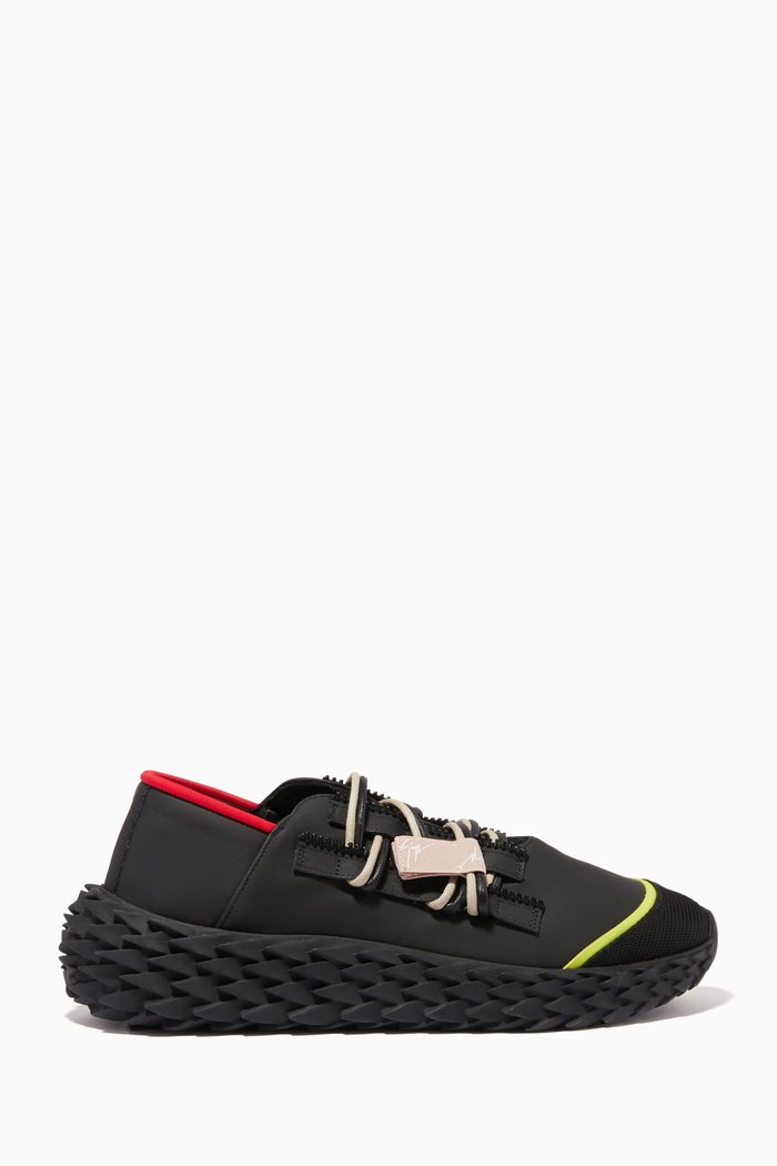 Urchin Sneakers in Leather, Black