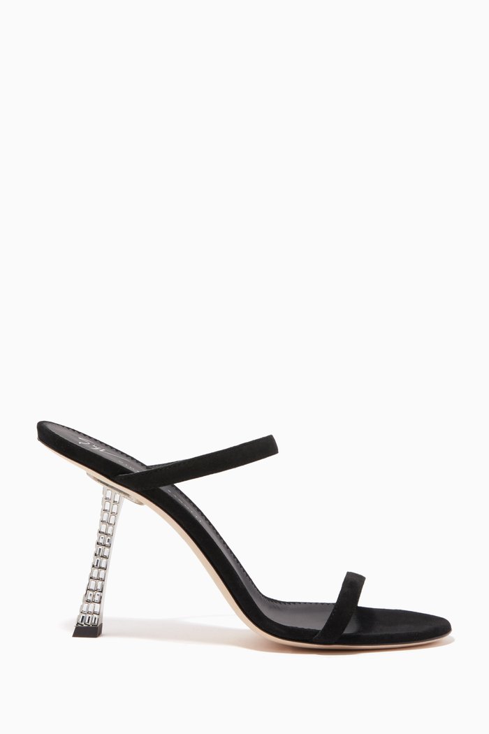 

Farrah 95 Mules in Suede, Black