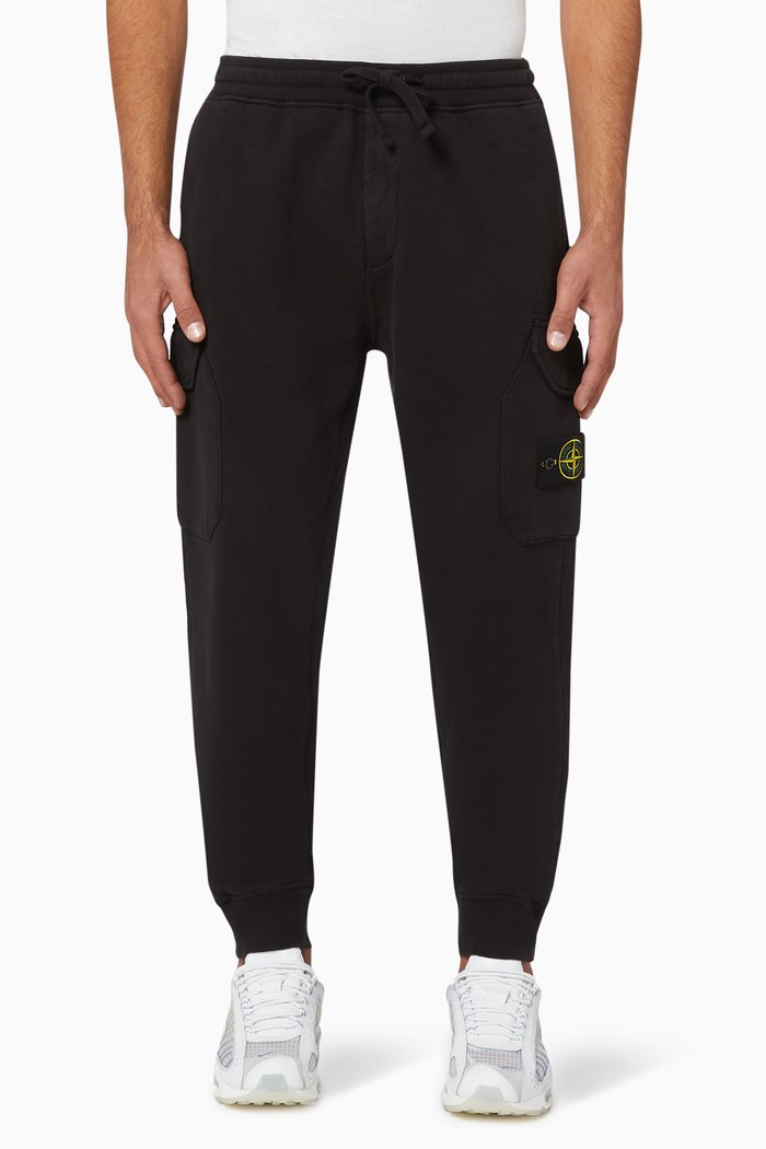 

Logo Patch Jersey Sweatpants, Black