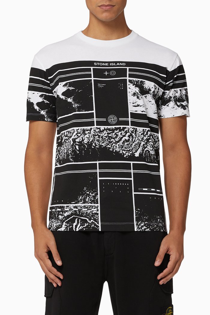 

Mural 2 Printed Cotton T-Shirt, White