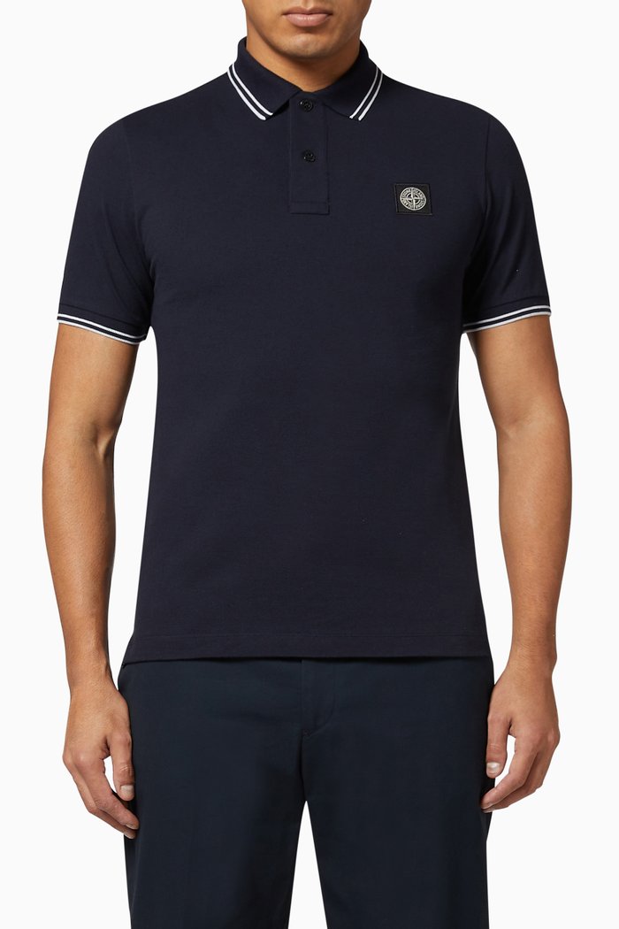 

Slim Polo Shirt, Blue
