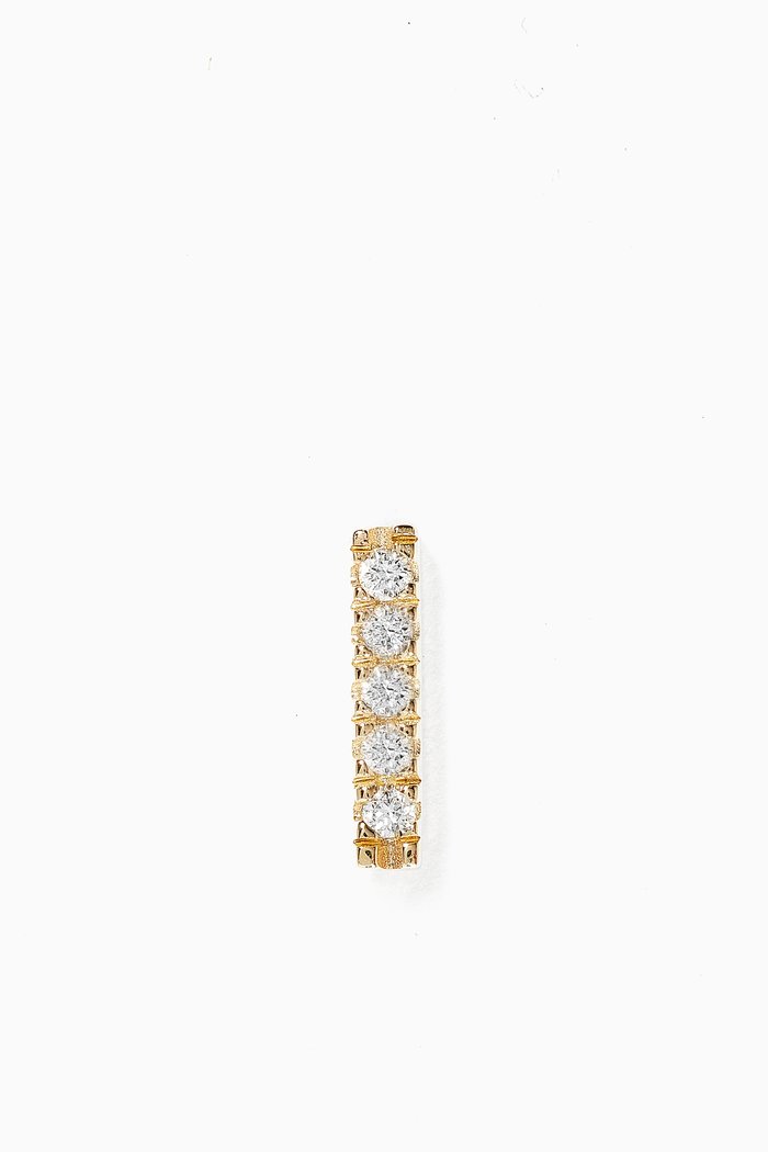 

Diamond Single Bar Stud in 9kt Yellow Gold