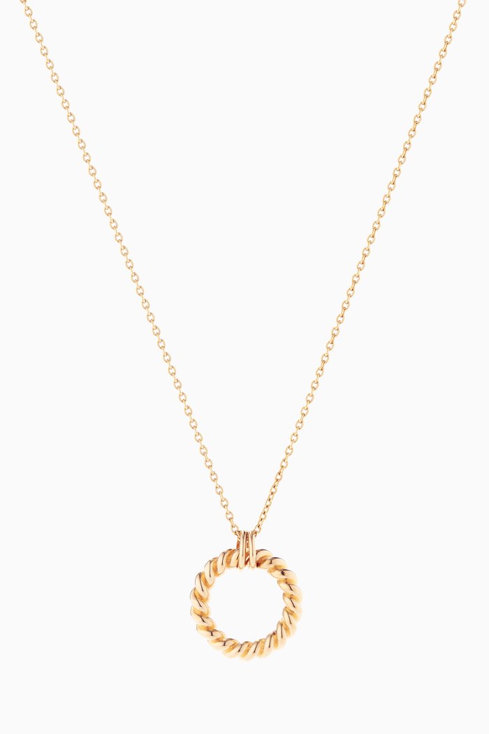 

Long Eternal Necklace in 14kt Yellow Gold Vermeil
