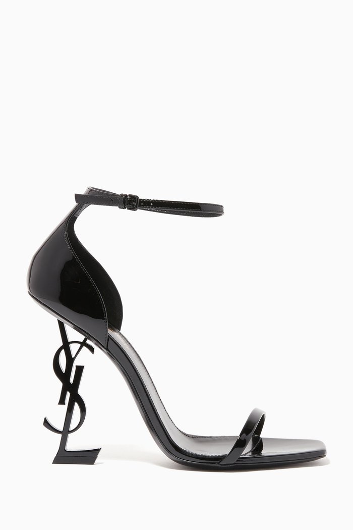 

Opyum 110 Sandals in Patent Leather, Black
