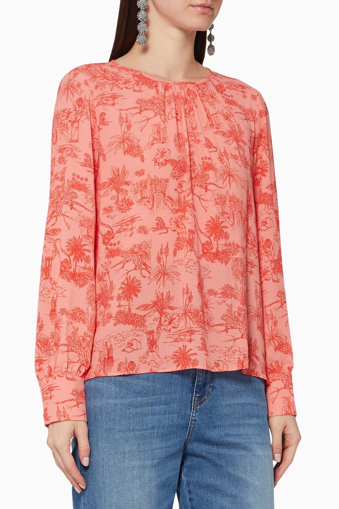 

Pulce Printed Blouse, Pink