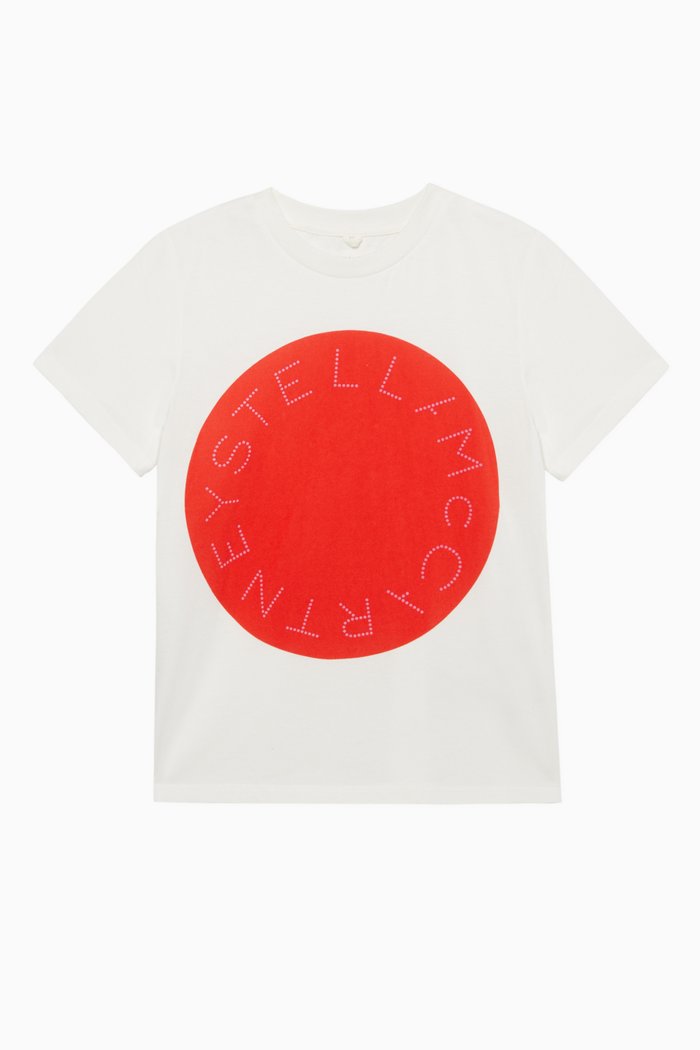 

Circle Logo Cotton T-Shirt, Neutral