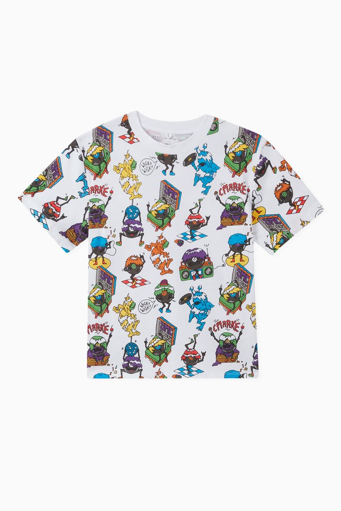 

Music Monsters Cotton T-Shirt, White
