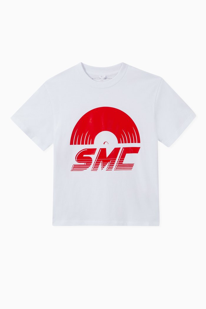 

SMC Logo Cotton T-Shirt, White
