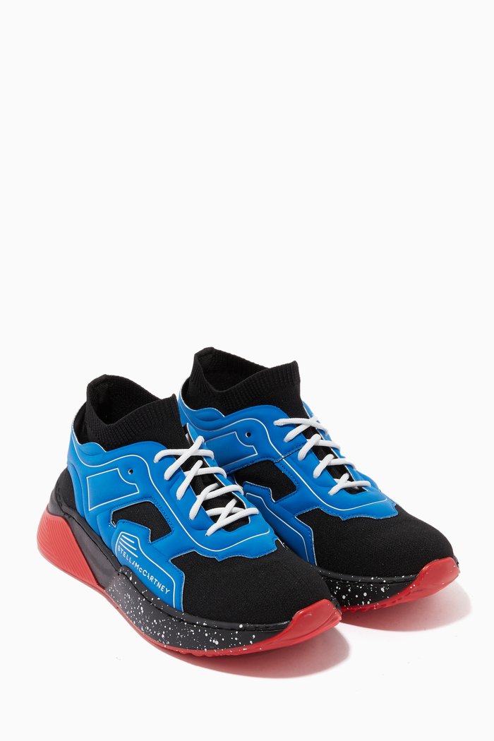 

Sport Sneakers in Bi-Material, Black