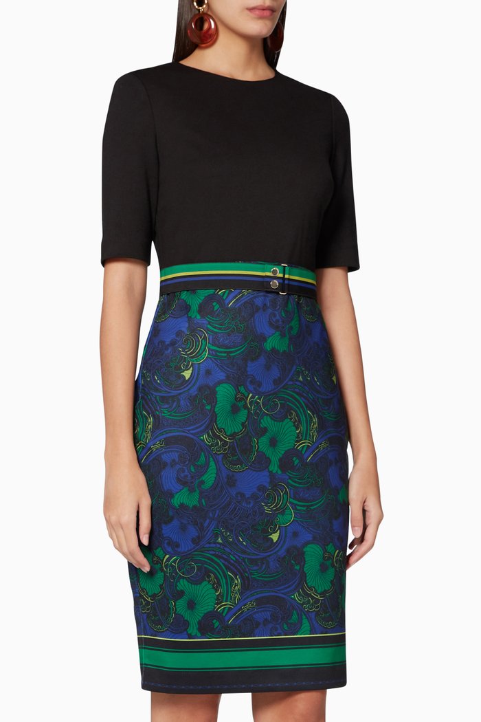 

Lylia Stargaze-Print Bodycon Dress, Black
