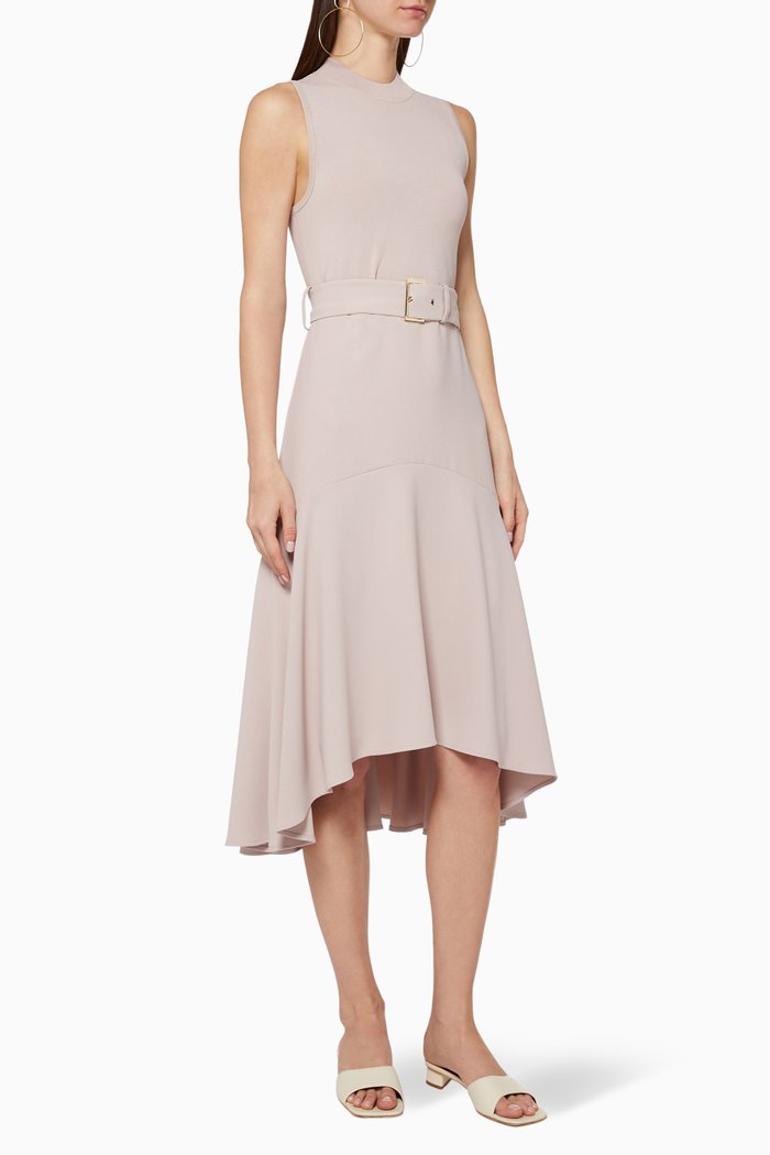 

Corvala Dip Hem Midi Dress, Pink