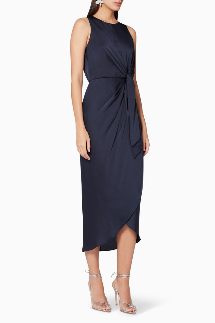 

Pohshan Keyhole Detail Midi Dress, Blue