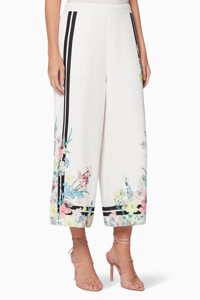 

Giggi Pergola-Print Culottes, White