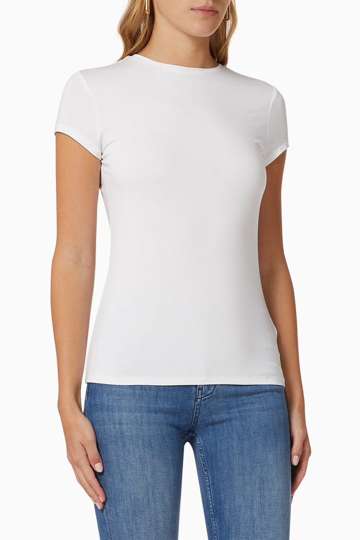 

Calmin Fitted T-Shirt, White