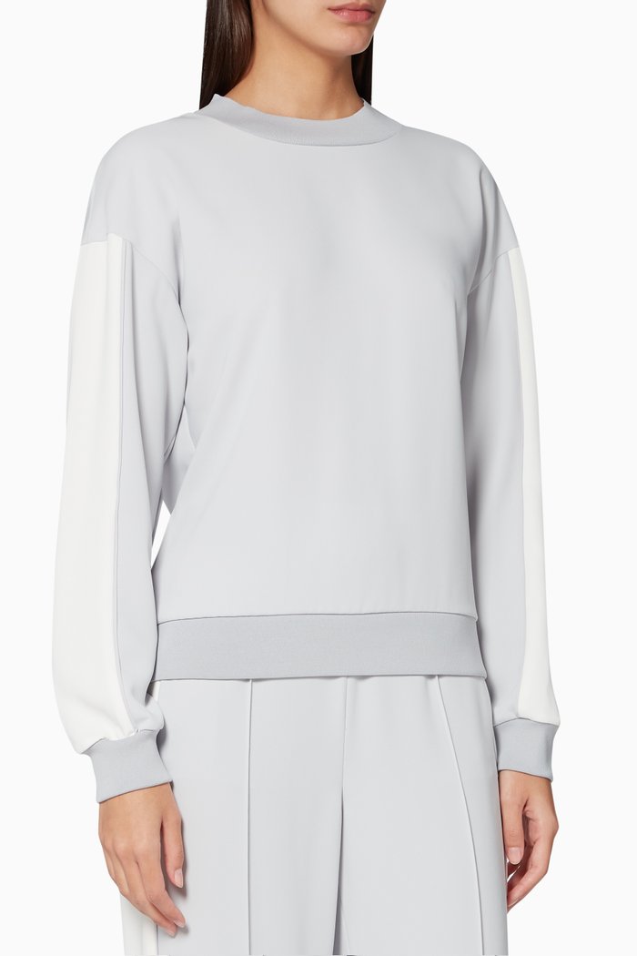 

Keelee Panelled Sweatshirt, White
