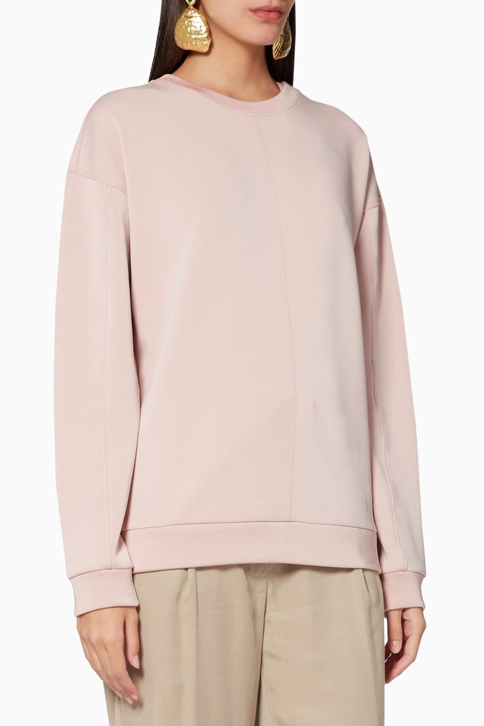 

Auibry Seam Detail Sweatshirt, Pink