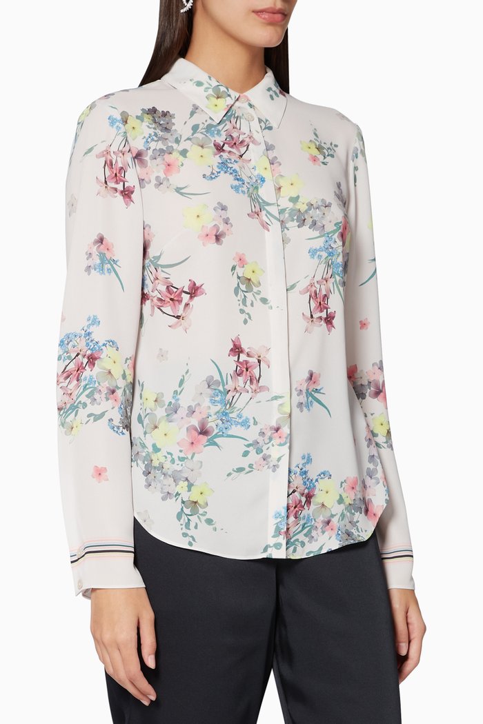

Aadele Pergola Print Blouse, White