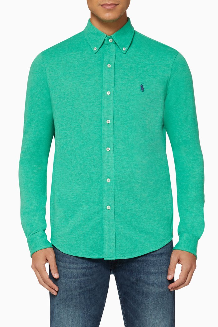 

Featherweight Mesh Shirt, Green