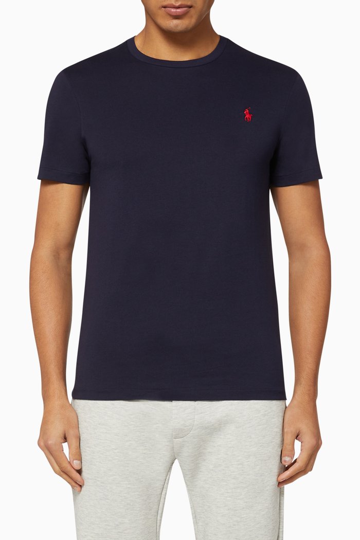 

Custom Slim Fit Cotton T-Shirt, Blue
