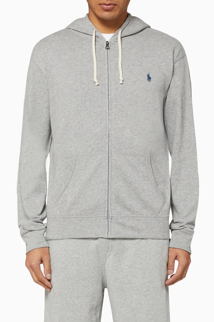 

Cotton Spa Terry Hoodie, Grey