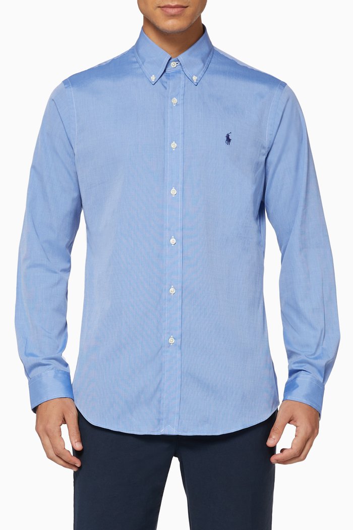 

Custom Fit Poplin Shirt, Multicolour