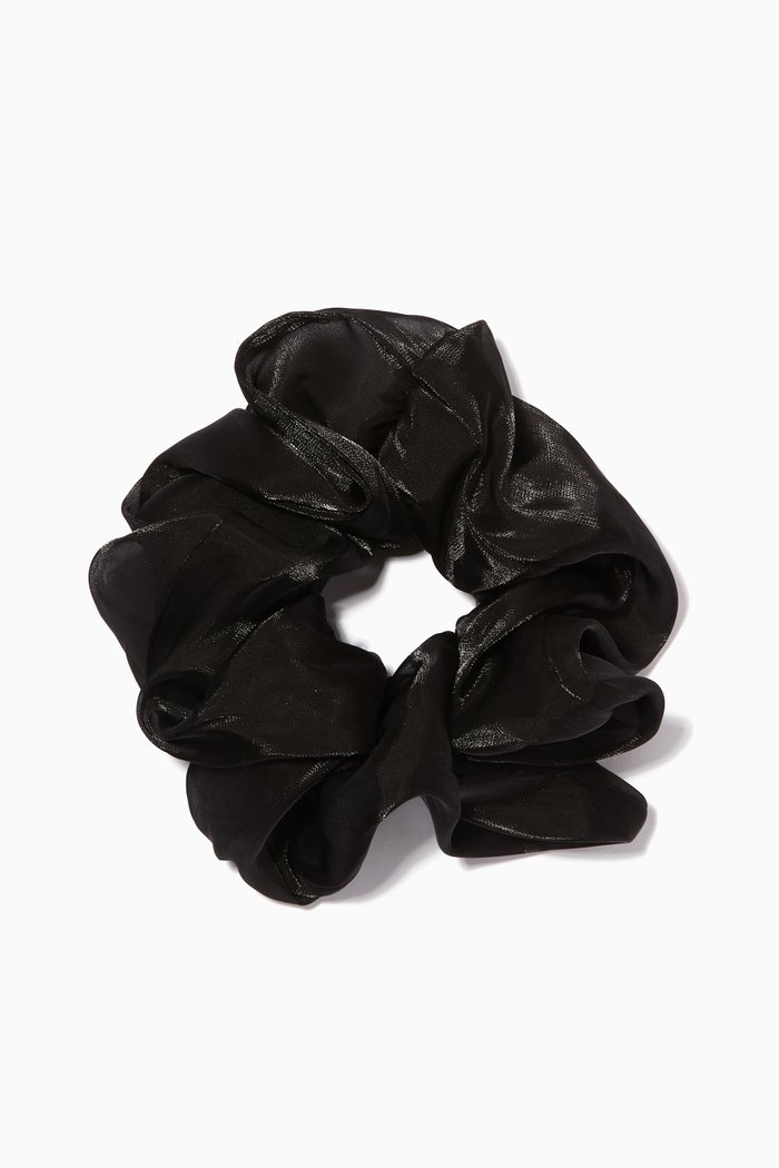 

Quinton Organza Scrunchie, Black