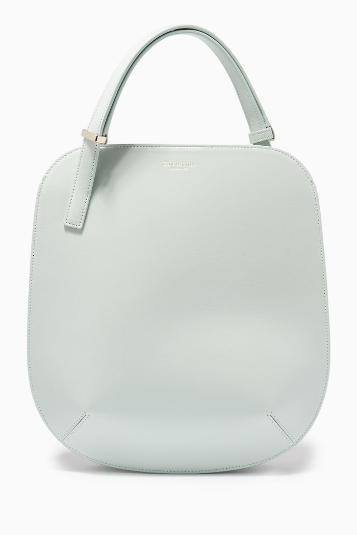 

La Prima Hobo Bag in Leather, Green