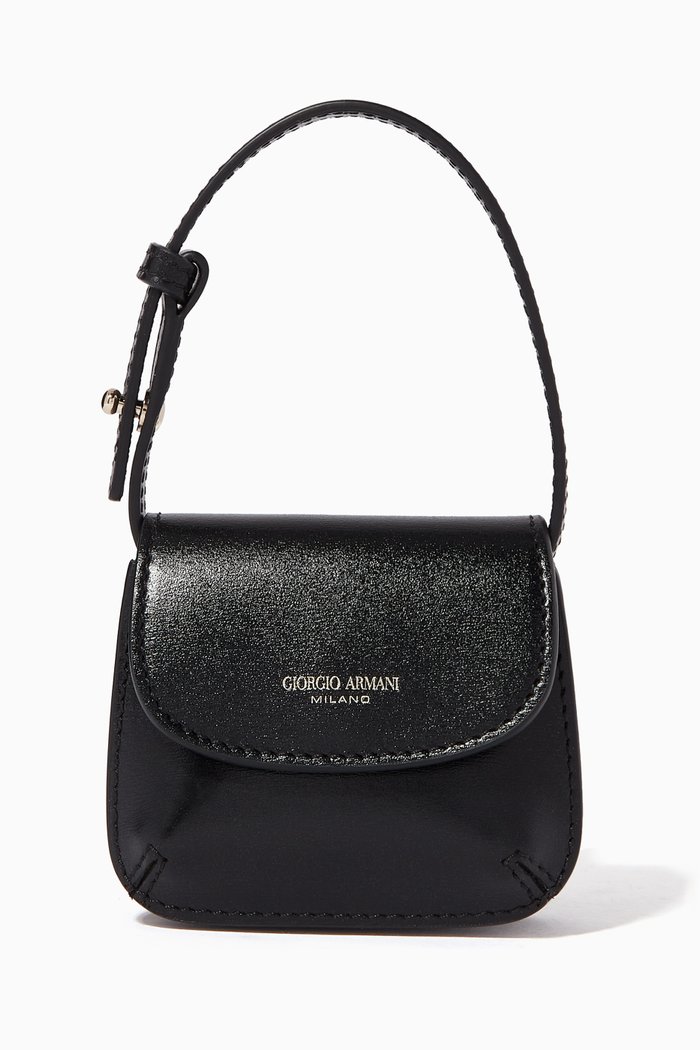 

La Prima Nano Bag in Bovine Leather, Black